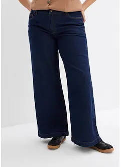 Wide Leg Jeans Mid Waist, Full Length, bonprix