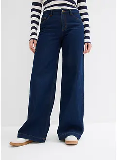 Wide Leg Jeans Mid Waist, Full Length, bonprix