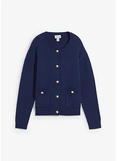 Cardigan med fickor, bonprix