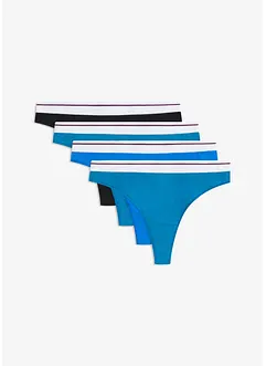 Stringtrosa med ekologisk bomull (4-pack), bonprix