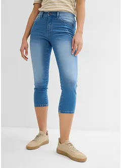 Slim Fit Ultra Soft Jeans, 7/8-längd, bonprix