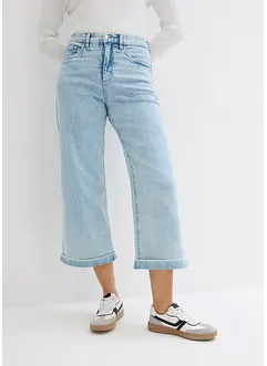 Wide Leg Jeans High Waist, cropped, bonprix