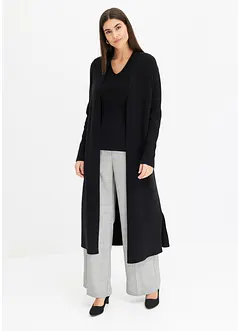 Lång cardigan med viskos, bonprix