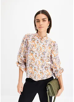 Blus i viskos med strukturerad yta, bonprix