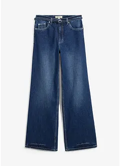 Raka jeans med stretch och hög midja, bonprix