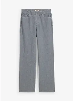 Straight Jeans High Waist, randiga, bonprix