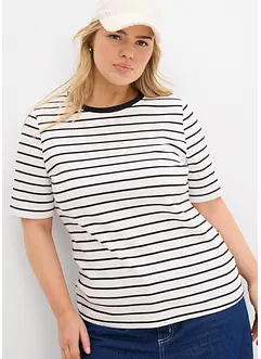 T-shirt av tjock ekologisk bomull, bonprix