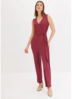 Jersey jumpsuit med knutdetalj, bonprix