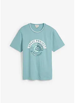 T-shirt av ren bomull med tryck, bonprix