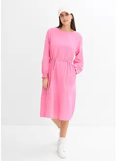 Klänning i muslin med fickor, bonprix