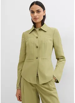 Skjortjacka med insvängd midja, bonprix