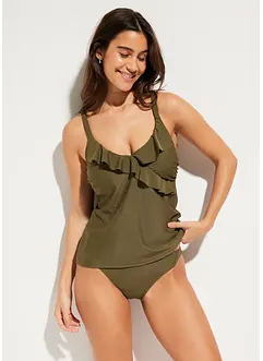 Tankini (2 delar) med volanger, bonprix