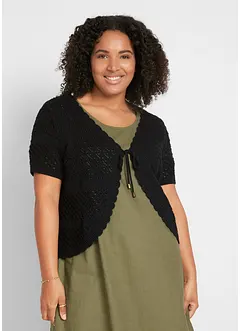 Virkad bolero i kort modell, bonprix