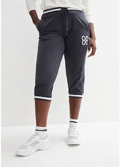 Joggingbyxa i trekvartslängd, av bomullsmix, bonprix