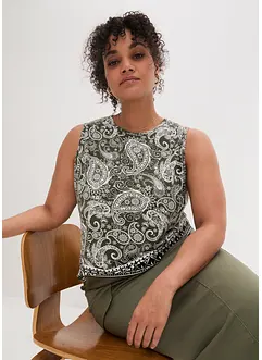 Paisleymönstrat linne, bonprix