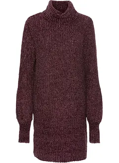 Stickad chenilleklänning i återvunnen polyester, bonprix