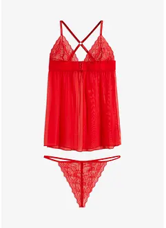 Negligé och stringtrosa (2 delar), VENUS