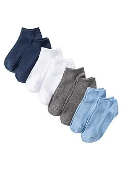 Ankelstrumpor med ekologisk bomull (8-pack), bonprix