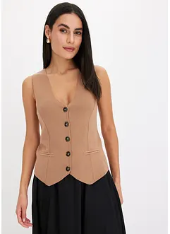 Stickad väst, bonprix