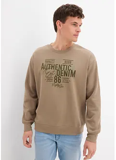 Sweatshirt med tryck i Loose Fit, bonprix