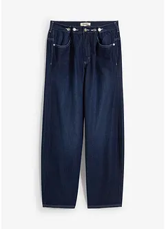 Balloon Jeans Mid Waist, med knappar, bonprix