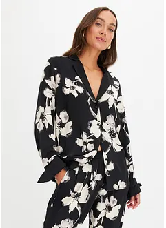 Blus med tryckt mönster, bonprix