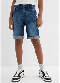 Stretchiga jeansbermudas för barn, bonprix