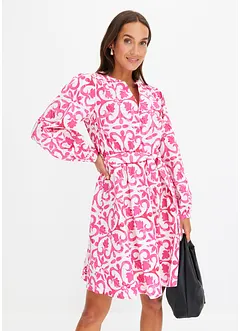 Mönstrad klänning, bonprix