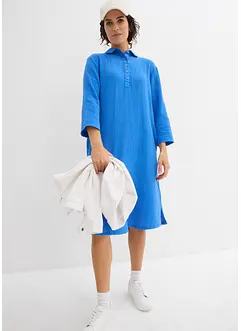 Skjortklänning av mjuk bomullsmuslin, bonprix