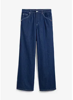 Wide Leg Jeans Mid Waist, med bekväm midja, bonprix