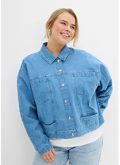 Jeansjacka i kort modell, bonprix