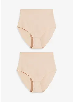 Sömlös trosa med lätt formande effekt (2-pack), bonprix