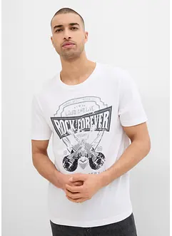 T-shirt med coolt tryck, bonprix