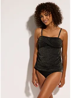 Tankini (2 delar) med glittertrådar, bonprix