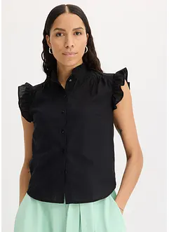 Tunn ärmlös blus, bonprix