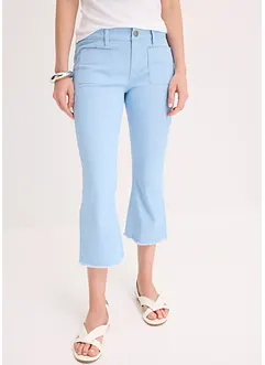Capribyxa av bomull med stretch, bonprix