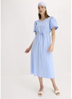 Mellanlång klänning med vida ärmar, bonprix