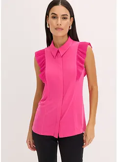 Blustopp med volanger, bonprix