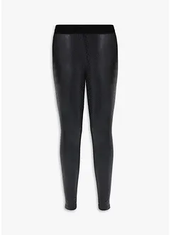 Glansiga leggings med hög midja, bonprix