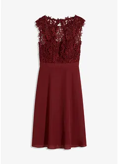 Klänning med spets, bonprix