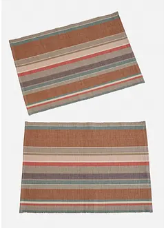 Bordstablett av ekologisk bomull (4-pack), bonprix