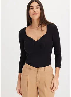 Finstickad tröja, bonprix