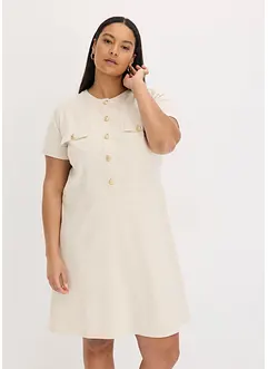 Miniklänning med lätt utställd kjoldel, bonprix
