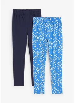 Leggings med ekologisk bomull för barn (2-pack), bonprix