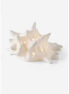 Prydnadsföremål med LED-belysning snäcka, bonprix