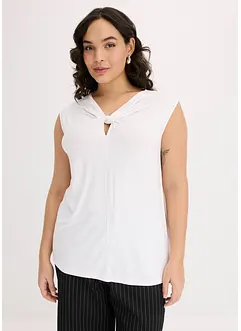 Jerseylinne med twist, bonprix