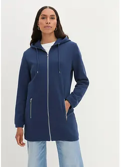 Lång munkjacka, fickor med dragkedja, bonprix