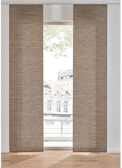 Panelgardin med bambulook (1-pack), bonprix