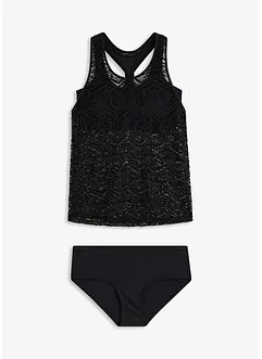 Tankini (2 delar) av spets, bonprix