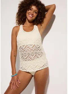 Tankini (2 delar) av spets, bonprix